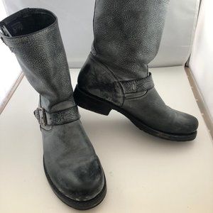 Frye Navy Leather Boots #1131
